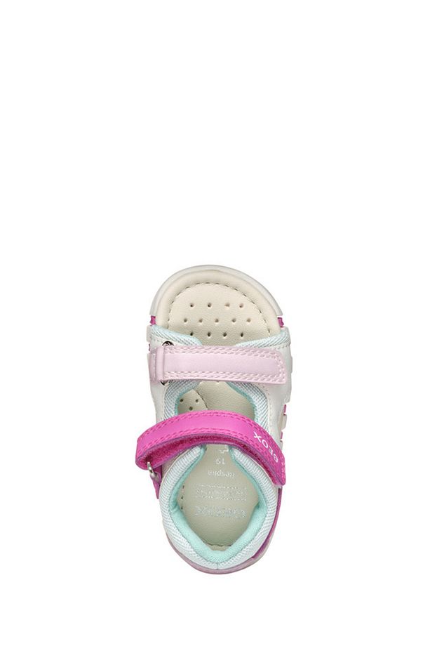 Kız Bebek B Sandal Iupidoo A - Synt Mesh Çift Bantlı Kumaş Sandalet B5517b0bc14c0563 - 5