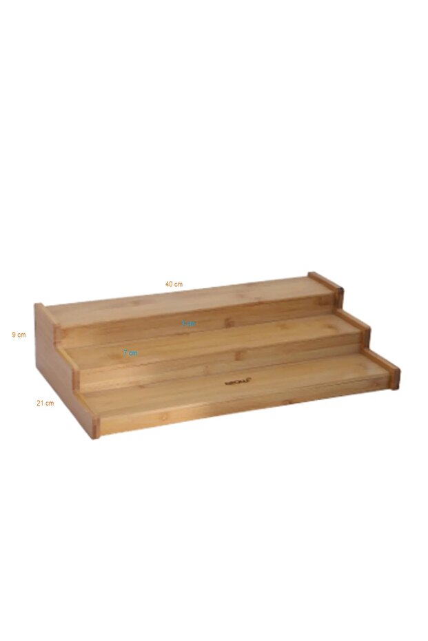Bambu Baharat Standı 40x21x9 Cm - 2