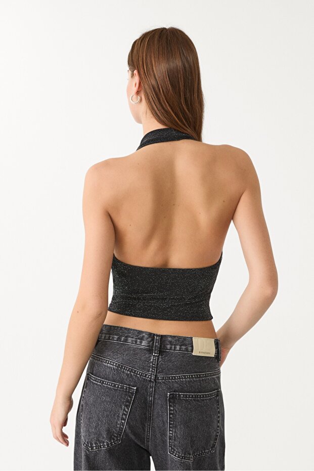 Simli boyundan bağlamalı top - 4