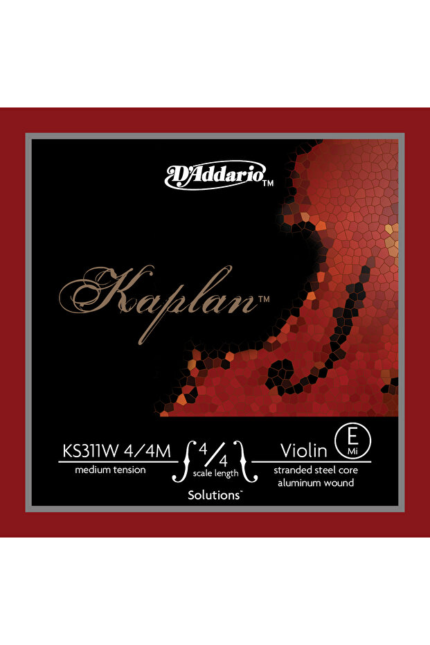 KEMAN TEK TELİ, KAPLAN, SOLUTIONS, SCALE 4/4 (16" - 1