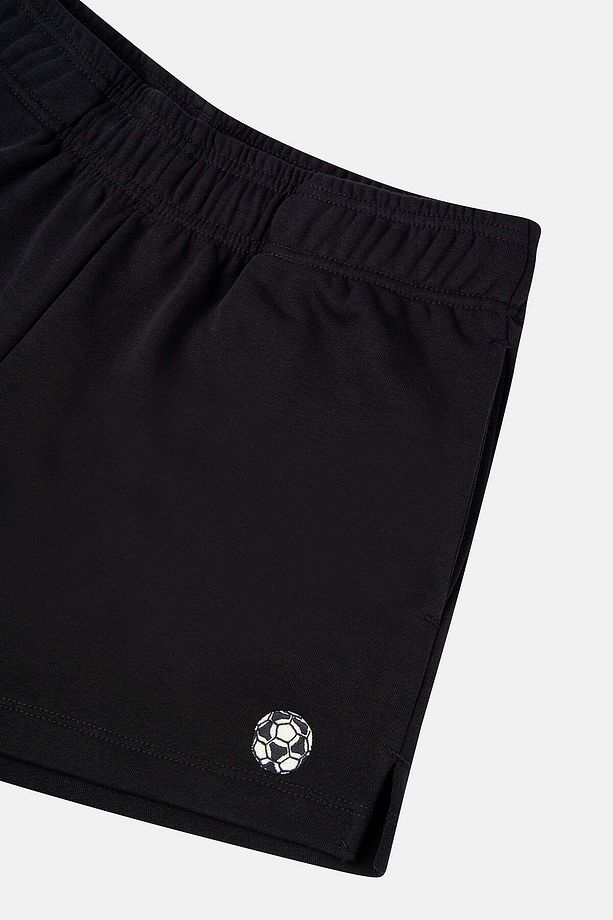 Azteca Soft Fleece Kadın Şort - Siyah - 2