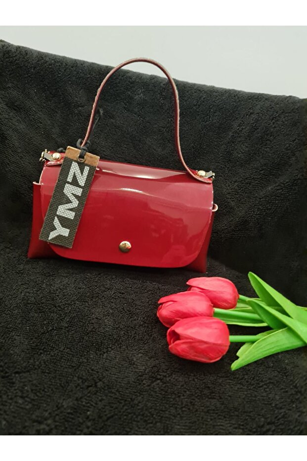 Mini Red Patent Leather Handbag