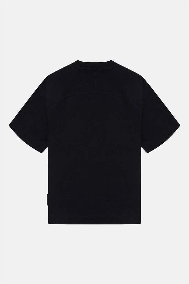 Logo Tag Premium T-Shirt - Black - 3