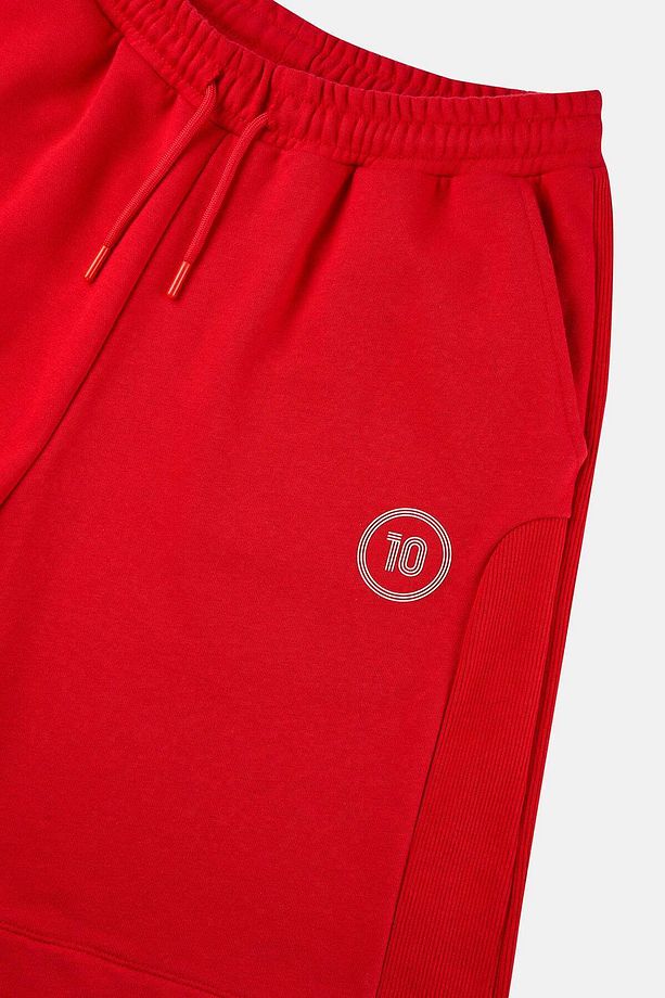 Türkiye 10 Soft Fleece Erkek Şort - Kırmızı - 2