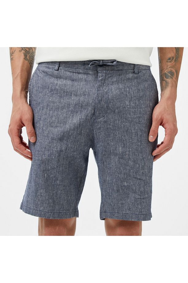 Erkek Regular Fit Lacivert Bermuda Şort - 4