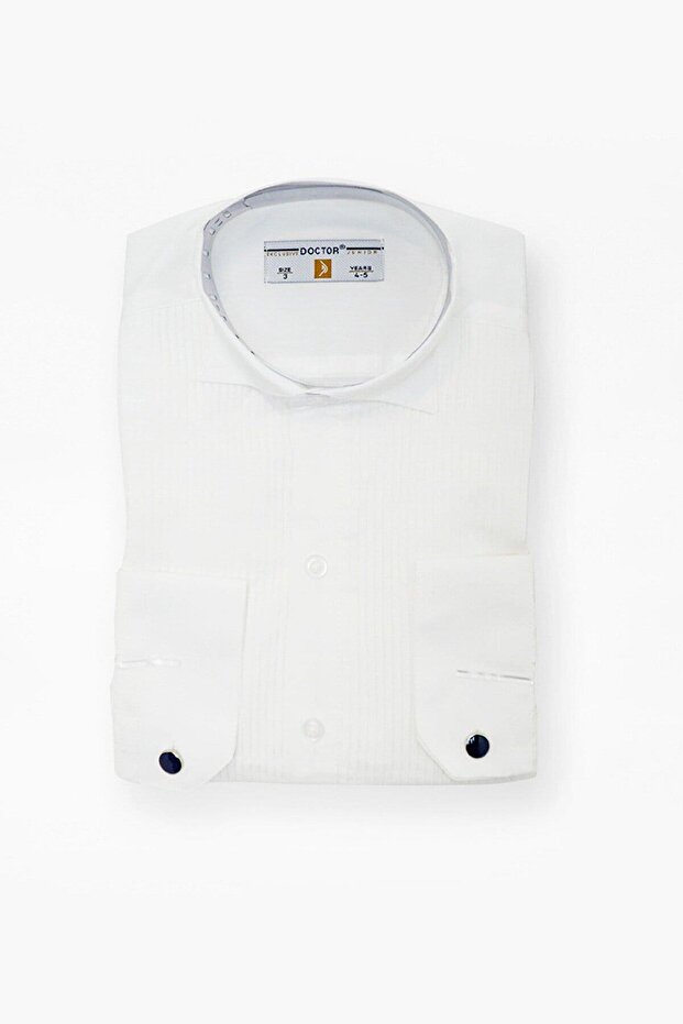 Piliseli Ata Yaka Gömlek - 1