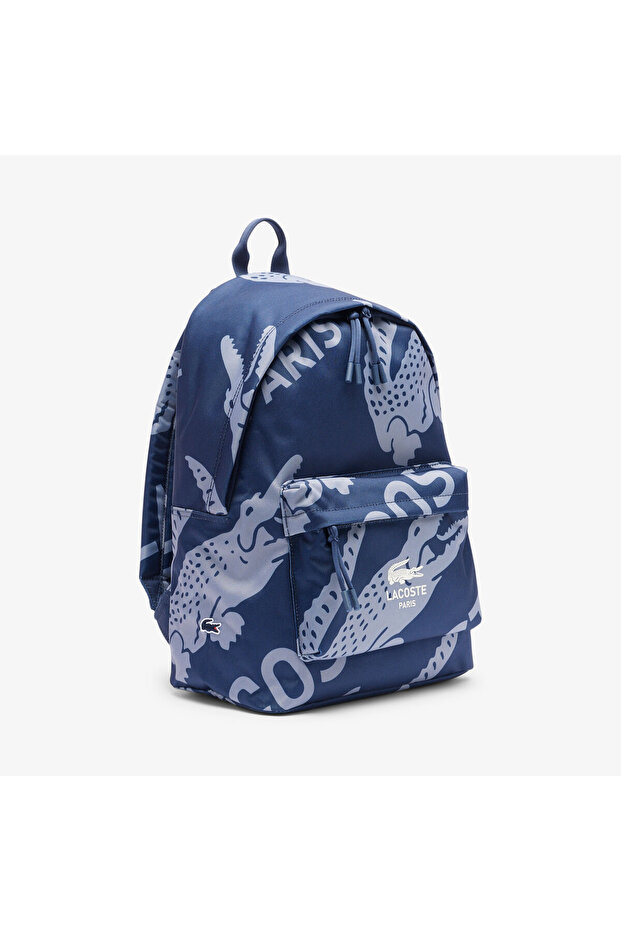 Neocroc Unisex Baskılı Lacivert Sırt Çantası - 3