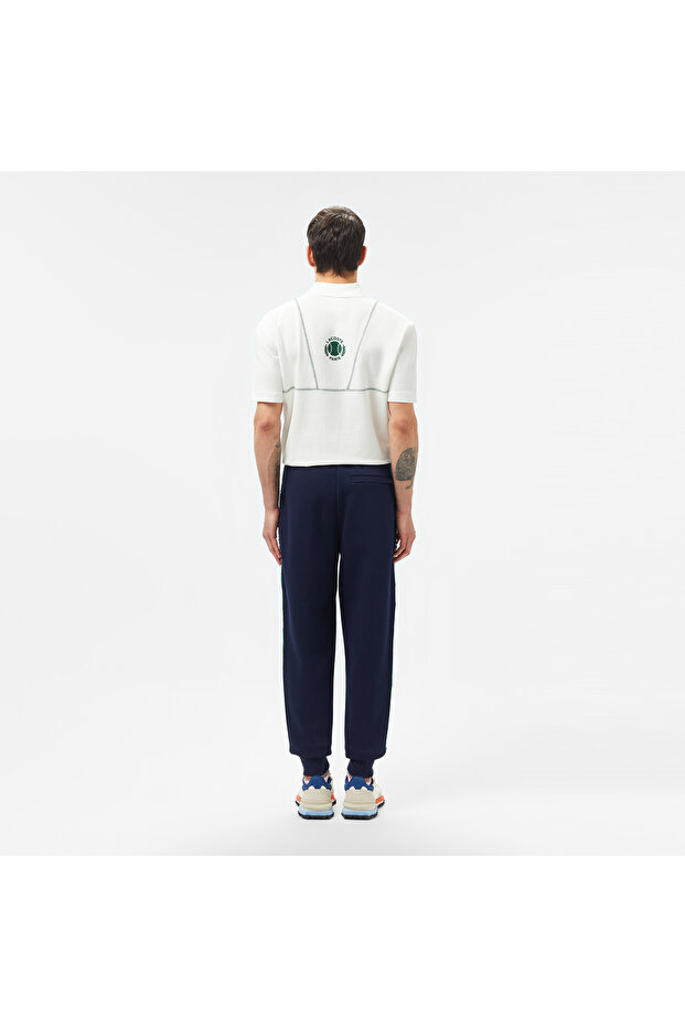 Erkek Regular Fit Baskılı Lacivert Eşofman Altı - 2