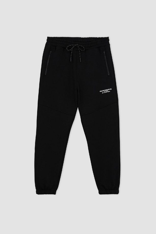 Regular Fit Jogger Eşofman Altı Fermuar Cepli Lastikli Paça Y5511az23au - 8