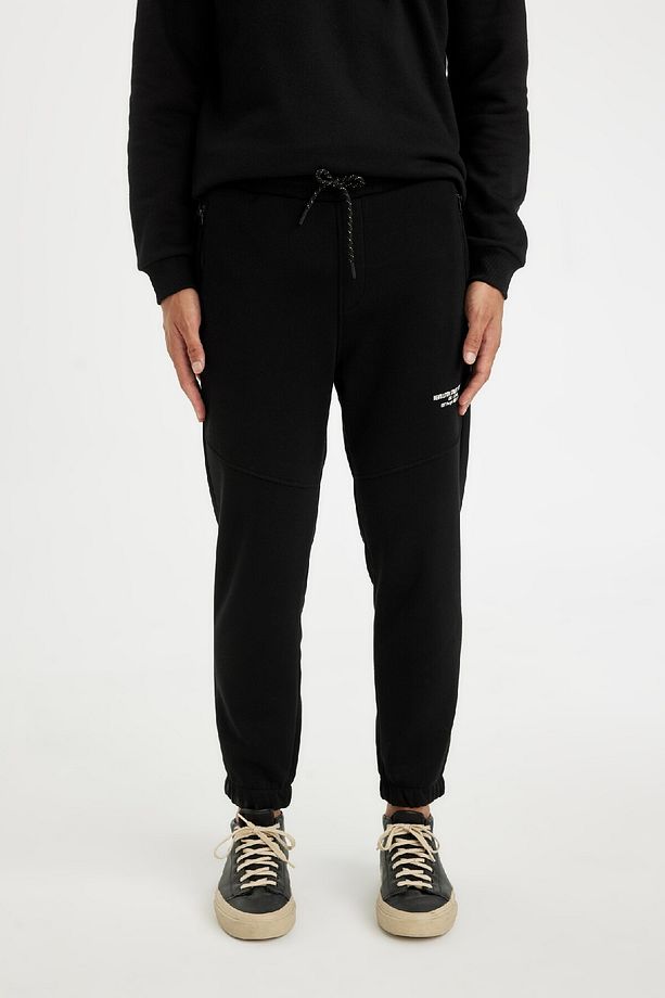 Regular Fit Jogger Eşofman Altı Fermuar Cepli Lastikli Paça Y5511az23au - 5