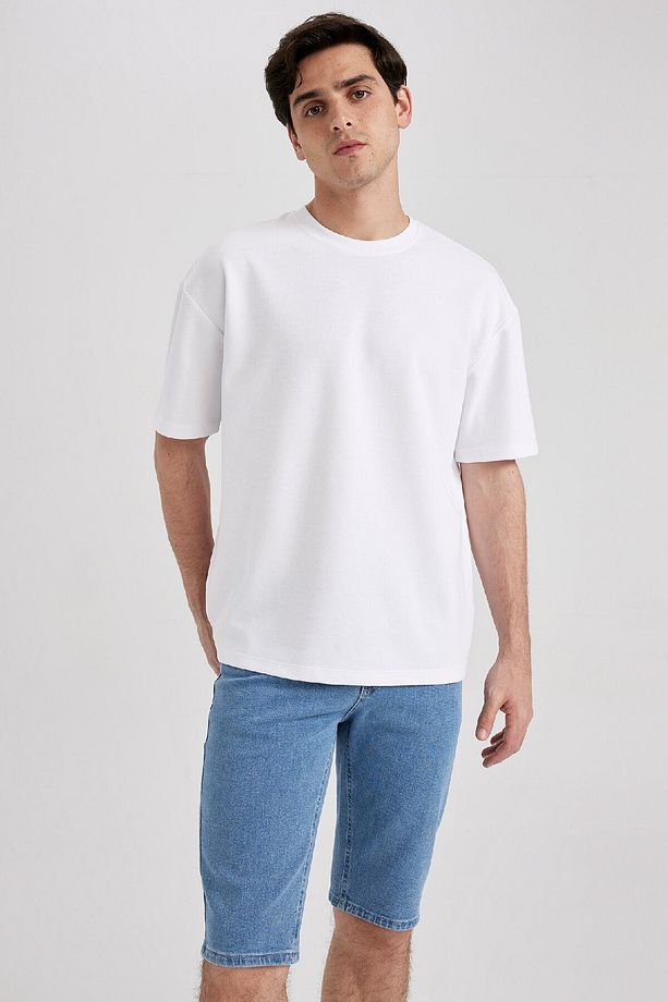 Regular Fit Jean Bermuda Şort A4805ax23sm - 4