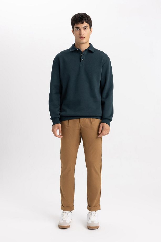 Gabardin Pantolon Tailored Regular Fit Cepli Duble Paça A5115ax23au - 5