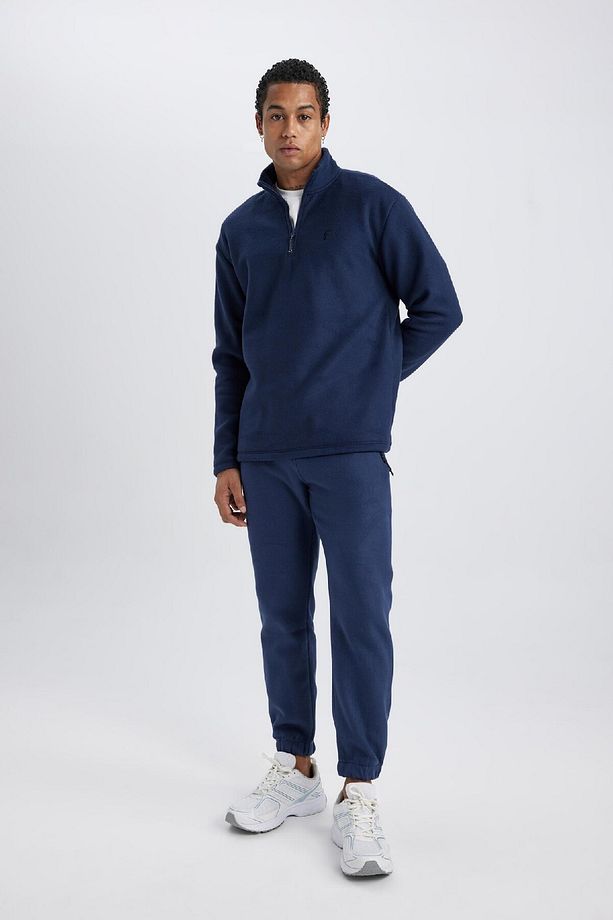 Fit Sporcu Polar Jogger Eşofman Altı Standart Fit Çift Cepli A4494ax23wn - 4