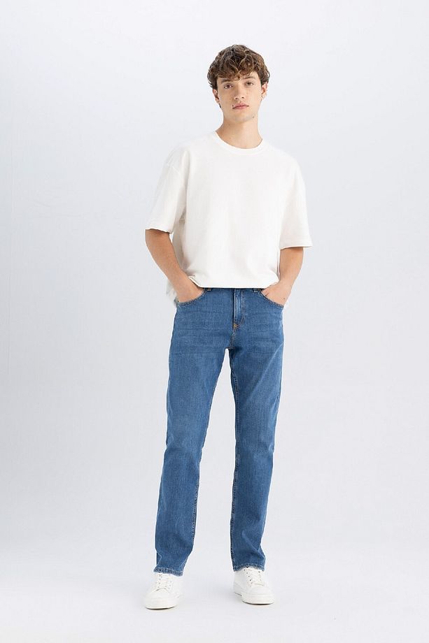 Sergio Regular Fit Normal Kalıp Normal Bel Boru Paça Jean Pantolon A6948ax24sp - 3