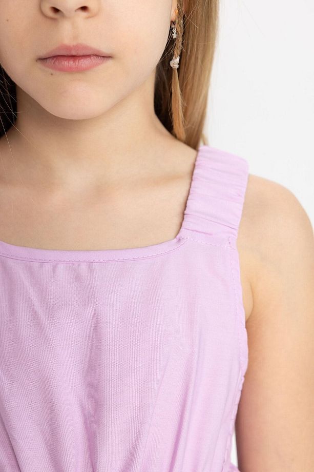 Kız Çocuk Poplin Askılı Elbise B4476a824sm - 6