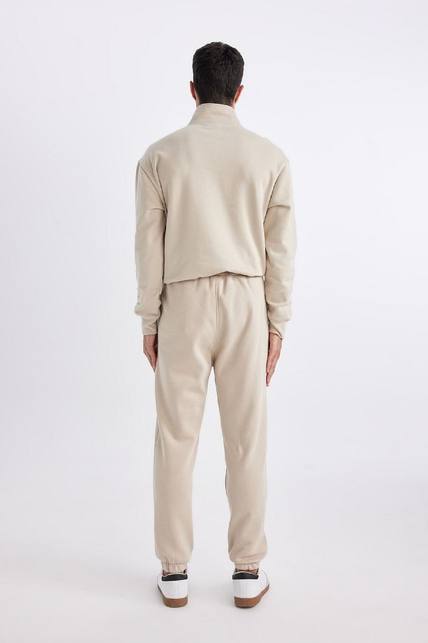 Jogger Eşofman Altı Standart Fit Basic Düz Beli Bağcıklı Lastikli Paça Cepli A6468ax24sp - 6