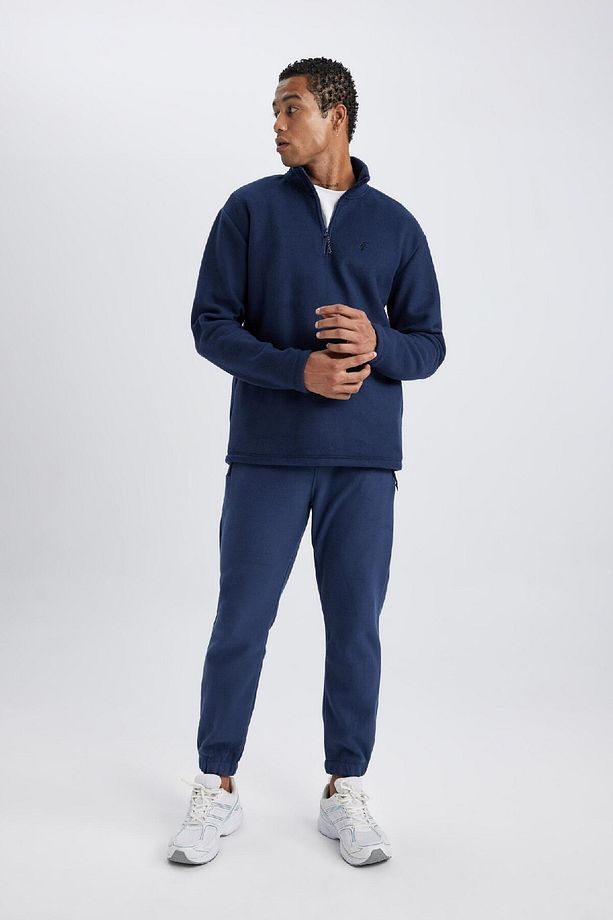 Fit Sporcu Polar Jogger Eşofman Altı Standart Fit Çift Cepli A4494ax23wn - 5