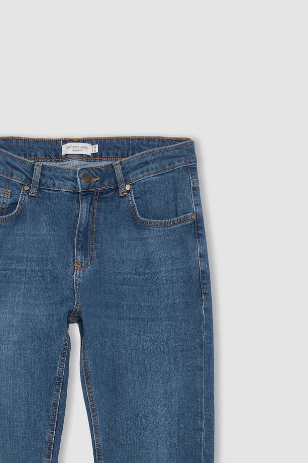 Sergio Regular Fit Normal Kalıp Normal Bel Boru Paça Jean Pantolon A6948ax24sp - 8