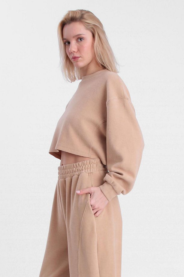 CROP PANTOLON EŞOFMAN TAKIM - 2