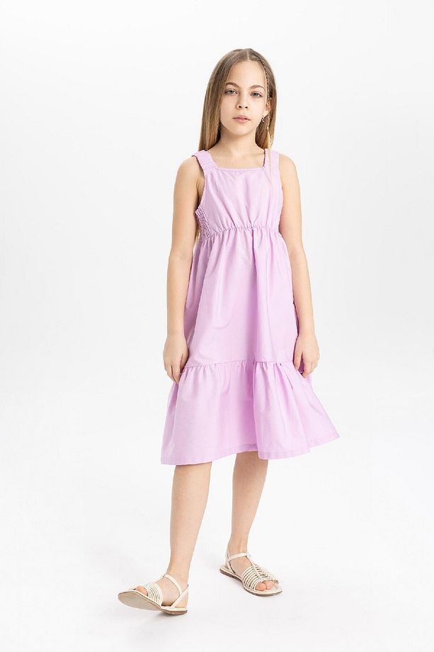 Kız Çocuk Poplin Askılı Elbise B4476a824sm - 5
