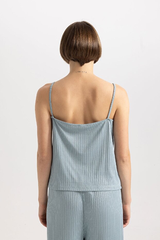 Regular Fit Askılı Casual Pijama Üstü-fall In Love B6560ax23au - 7