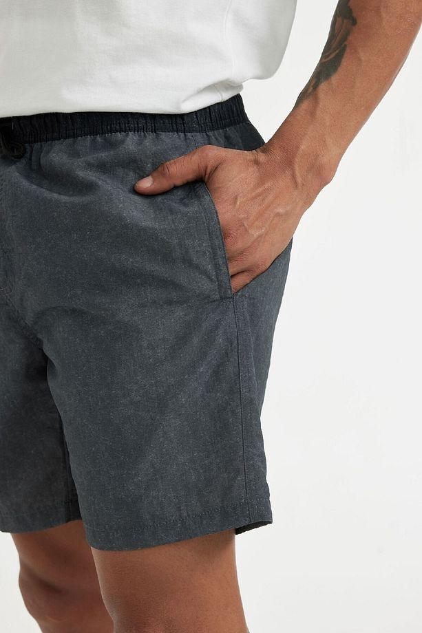 Regular Fit File Astarlı Kısa Boy Deniz Şortu B7279AX24HS - 5