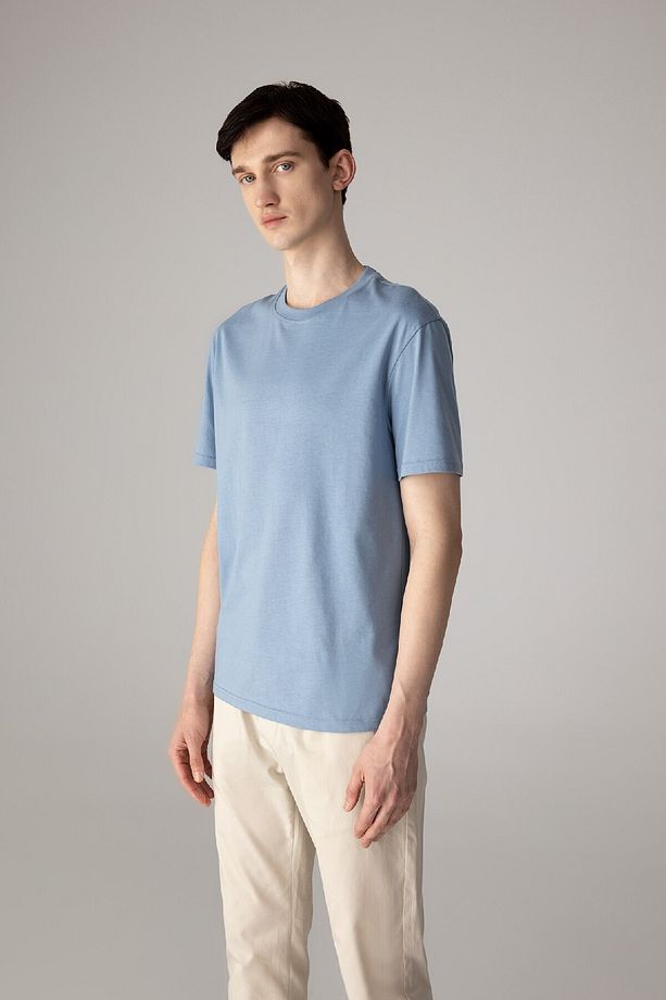 %100 Pamuk New Regular Fit Bisiklet Yaka Basic Düz Kısa Kollu Tişört V7699az24sp - 3