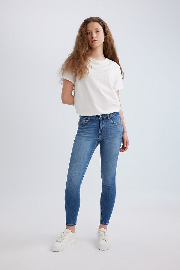 Rebeca Skinny Fit Normal Bel Dar Paça Uzun Jean Pantolon B6506ax24sp - 4