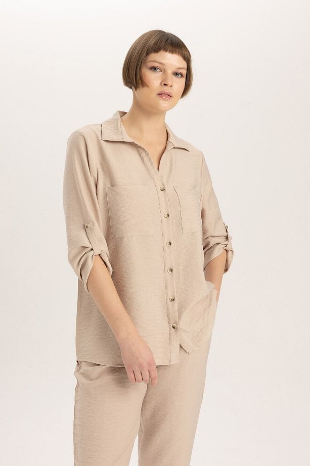 Regular Fit Uzun Kollu Gömlek M9407az24sp - 4