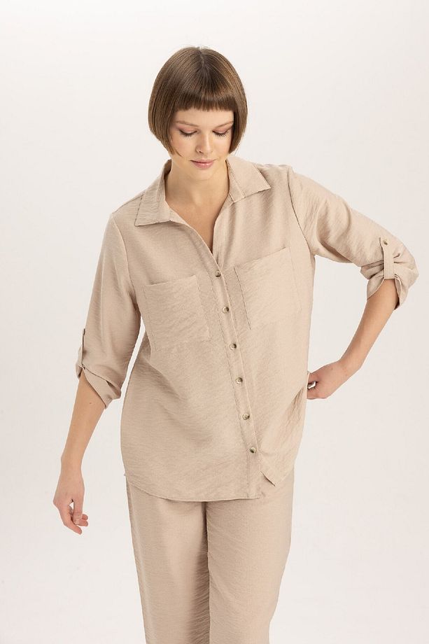 Regular Fit Uzun Kollu Gömlek M9407az24sp - 3