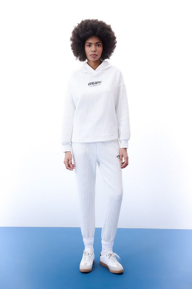 DeFactoFit Oversize Geniş Kalıp Kapüşonlu Kapitone Sporcu Sweatshirt B4599AX24SP - 2