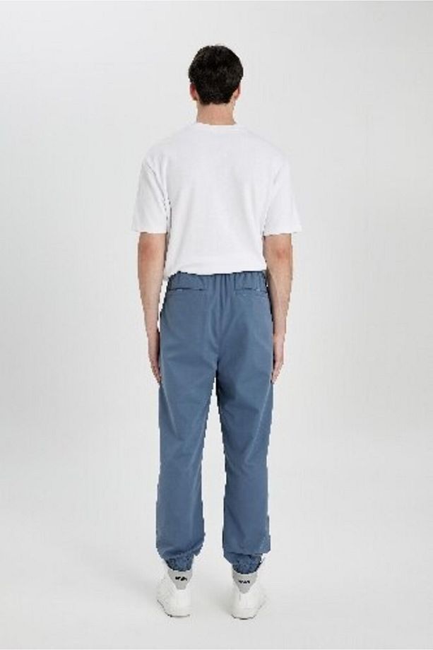 Jogger Gabardin Pantolon Regular Beli Bağcıklı Cepli Lastikli Paça B7493ax24sp - 8