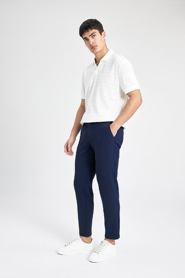 Jogger Düz Paça Her Yöne Esneyen Yazlık Kumaş Pantolon B7520ax24sp - 3