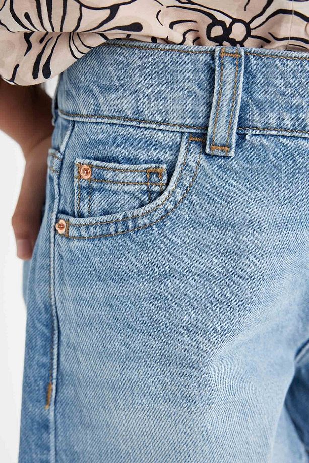 Kız Çocuk Jean Şort B5037A824SM - 6