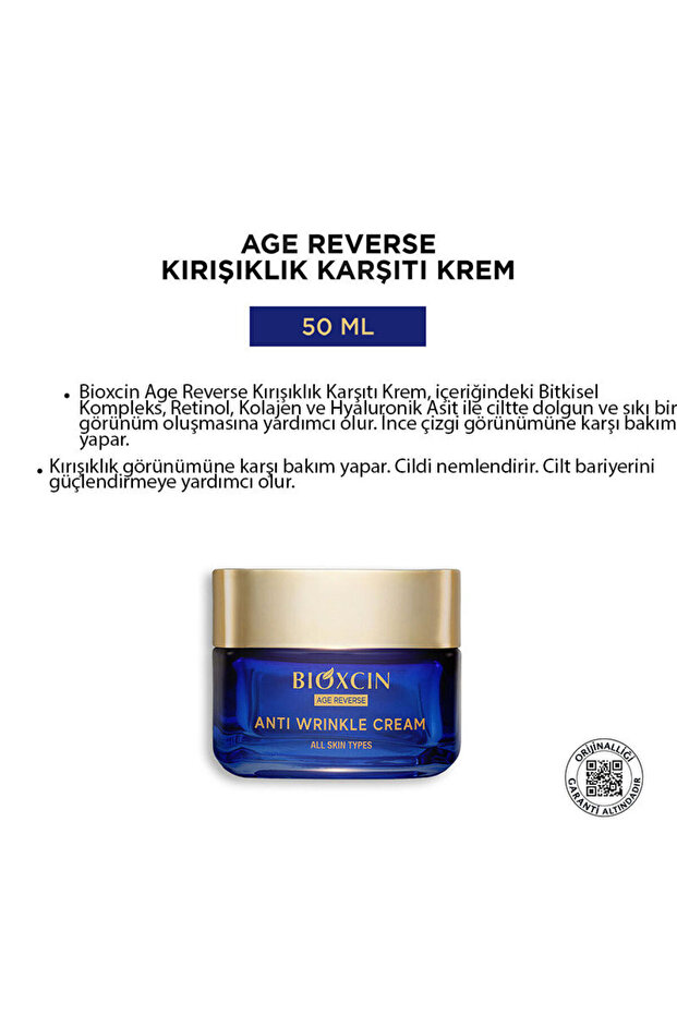 Age Reverse - Kırışıklık Karşıtı Krem - 8