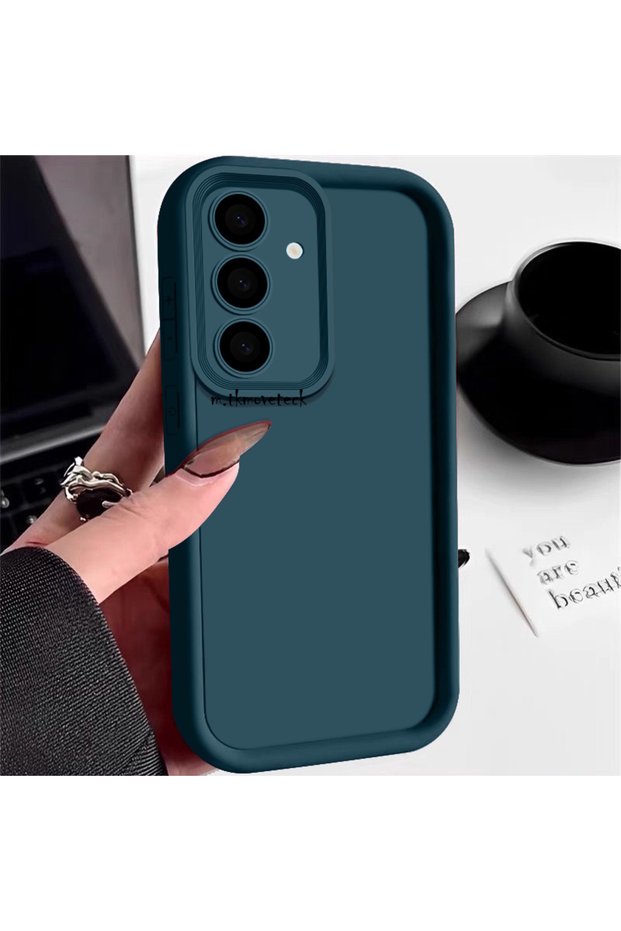 Samsung Galaxy A26 Case Soft Colorful Launch Silicone Camera Protected Edges Protruding 3D Coffe