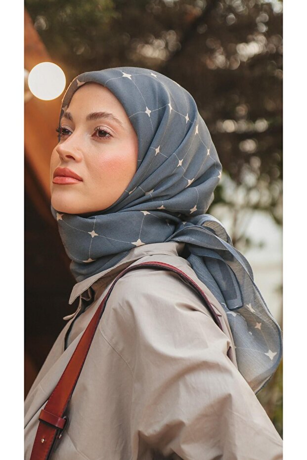 Modal İpek Eşarp-8004 - 1