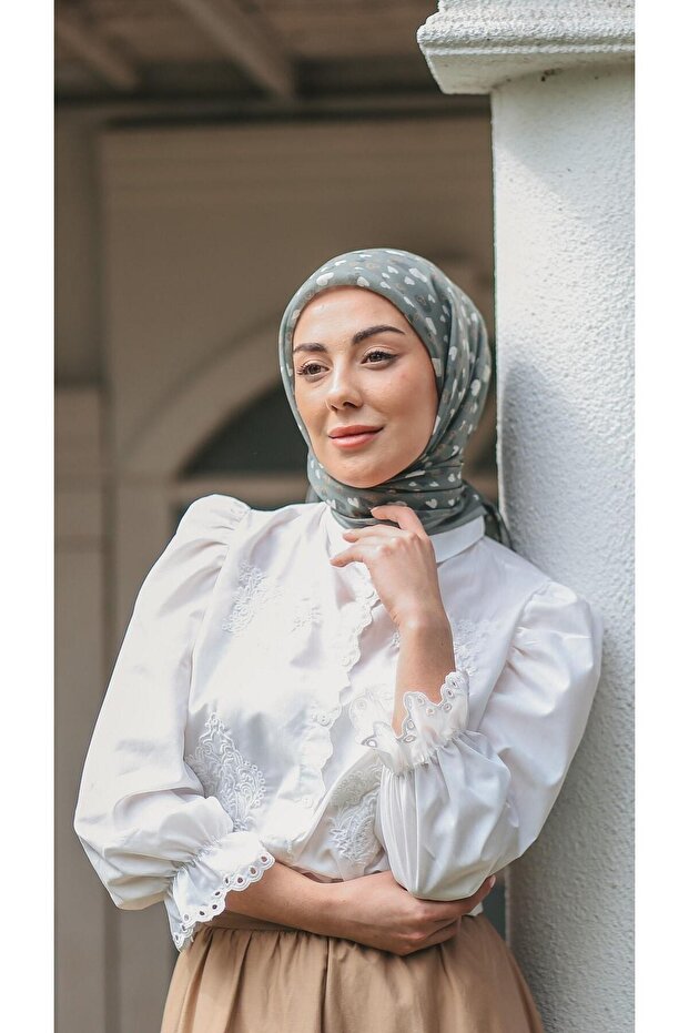 Modal İpek Eşarp-8002 - 2