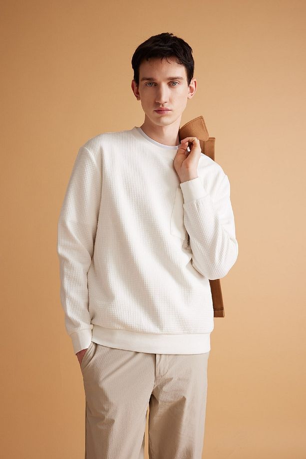 Regular Fit Bisiklet Yaka Sweatshirt B9196ax24sp - 3