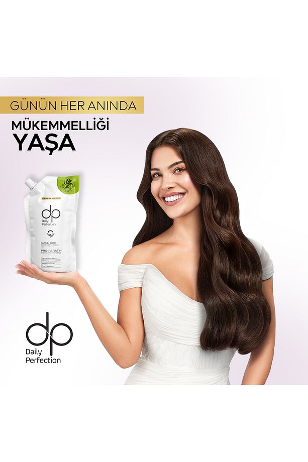 Şampuan Pamuk Sütü 800 ml Çevre Dostu ve Yeniden Doldurulabilir Ekonomik Paket - 6