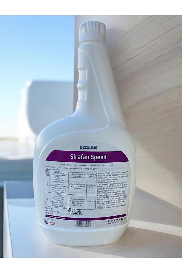 Sirafan Speed Yüzey Dezenfektanı 1 lt - 1