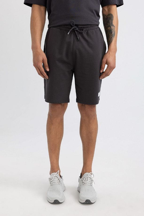 Fit Slim Fit Dar Kesim Kısa Paça Sweatshirt Kumaşı Şort A1625ax24sm - 6