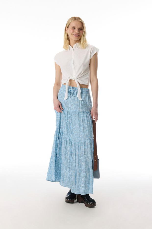 BAĞLAMALI CROP BLUZ - 4