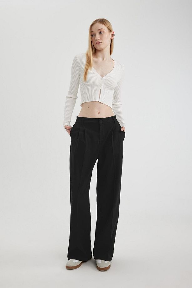 Coool Regular Fit Crop Düğmeli V Yaka Triko Hırka A2076ax24sp - 5
