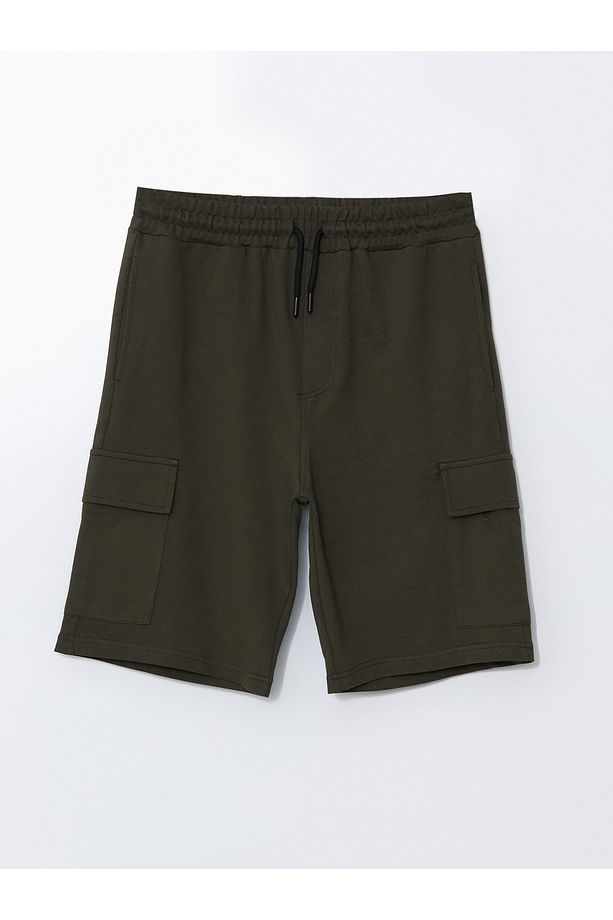 Slim Fit Erkek Kargo Şort - 1