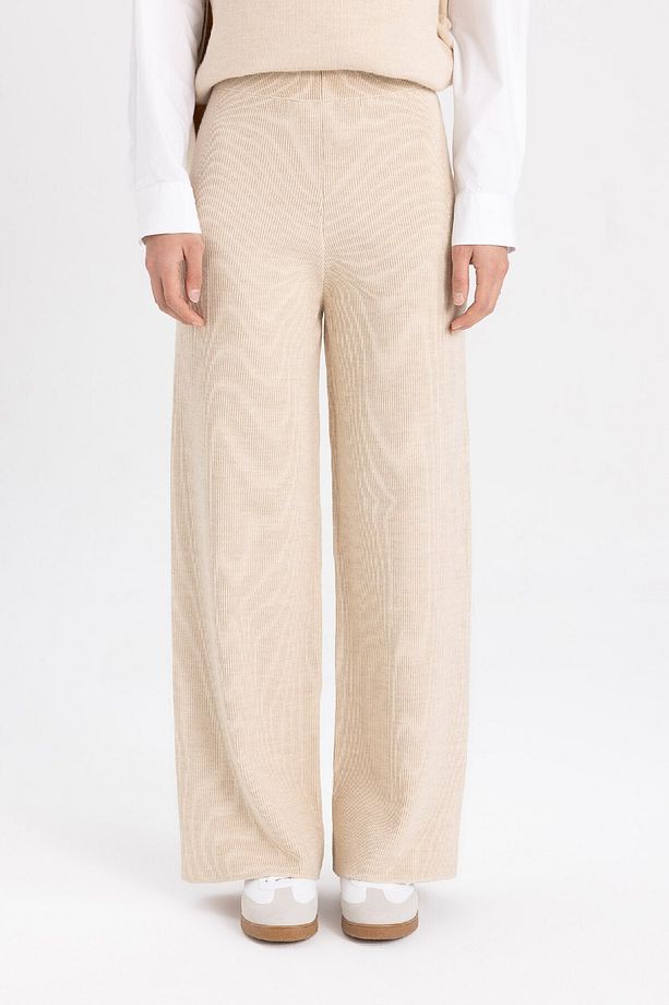 Triko Pantolon Straight Fit Geniş Bol Paça C2088ax24sp - 4