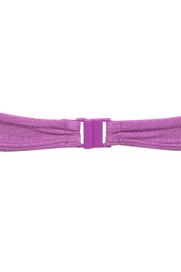 Regular Fit Parlak Kumaş Bikini Üstü-Fall in Love B7475AX24SM - 3