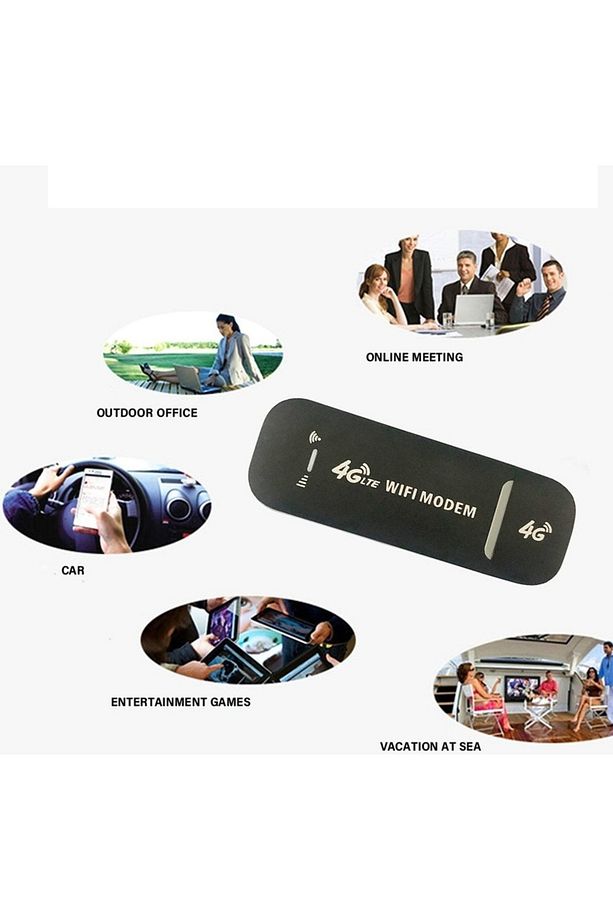 Taşınabilir 4G LTE Kablosuz USB 150Mbps Modem WiFi adaptörü Yönlendirici WiFi adaptörü - 4