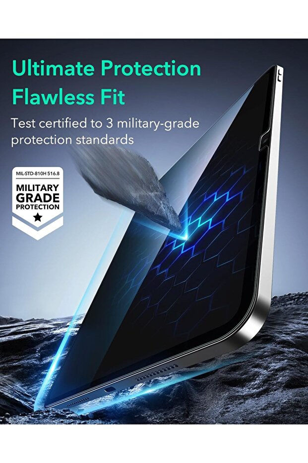 Apple iPad 9Th Generation / 8. / 7. Generation 10.2 Easy Application Screen Protector with Easy Application Tool - 3