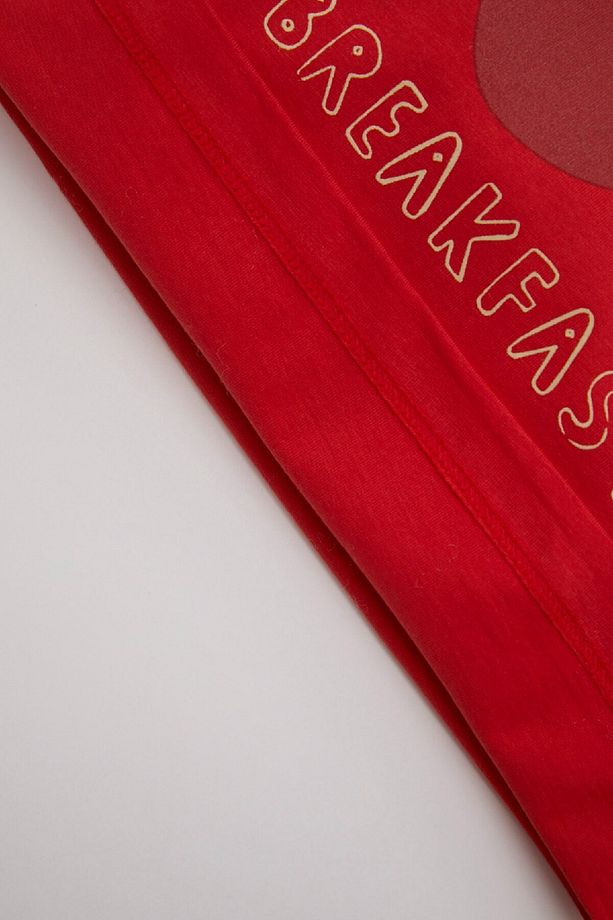 Kız Bebek Pijama Takımı Meyve Desenli Penye Kısa Kollu Üst Şort C0970a524hs - 4